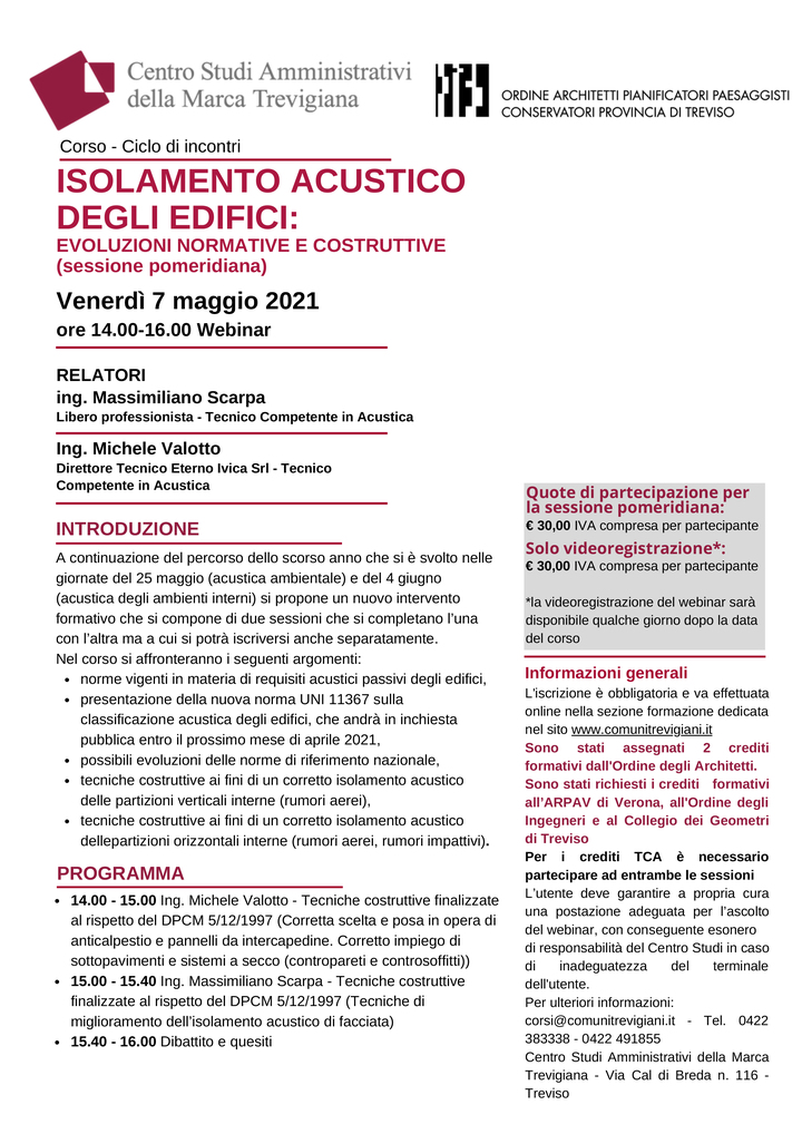 Isolamento acustico degli edifici: evoluzioni normative e costruttive